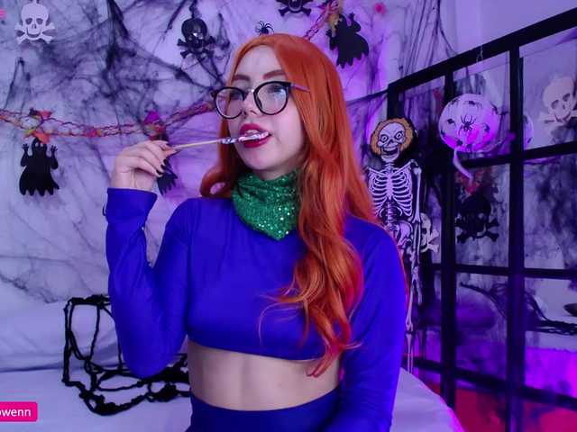 Fotografije Aliceowenn ♥Happy Halloween, come to my spooky room to enjoy my company trick or treat♥Control my domi 100tks in pvt @remain Anal plug in my asshole and dildo in my wet vagina @total